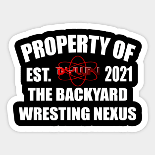 Property of the BYWN Design Sticker